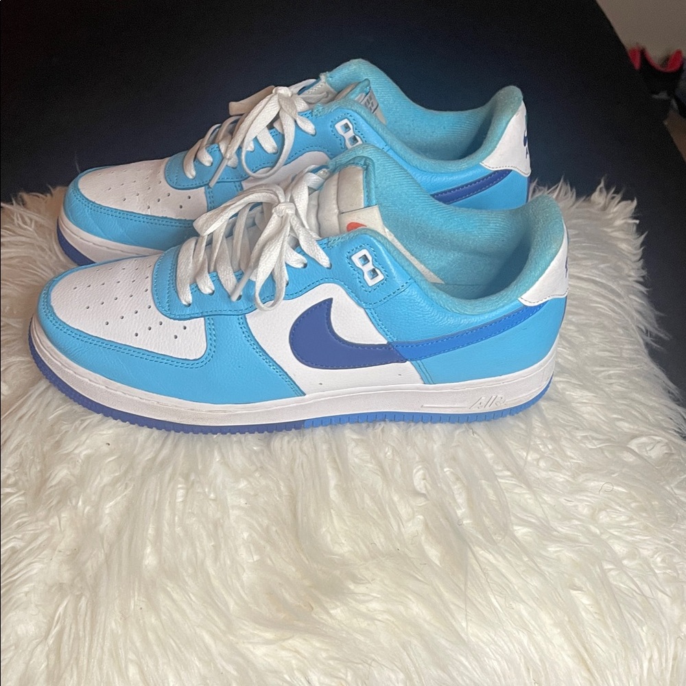 Men’s Blue And White Air Force Ones